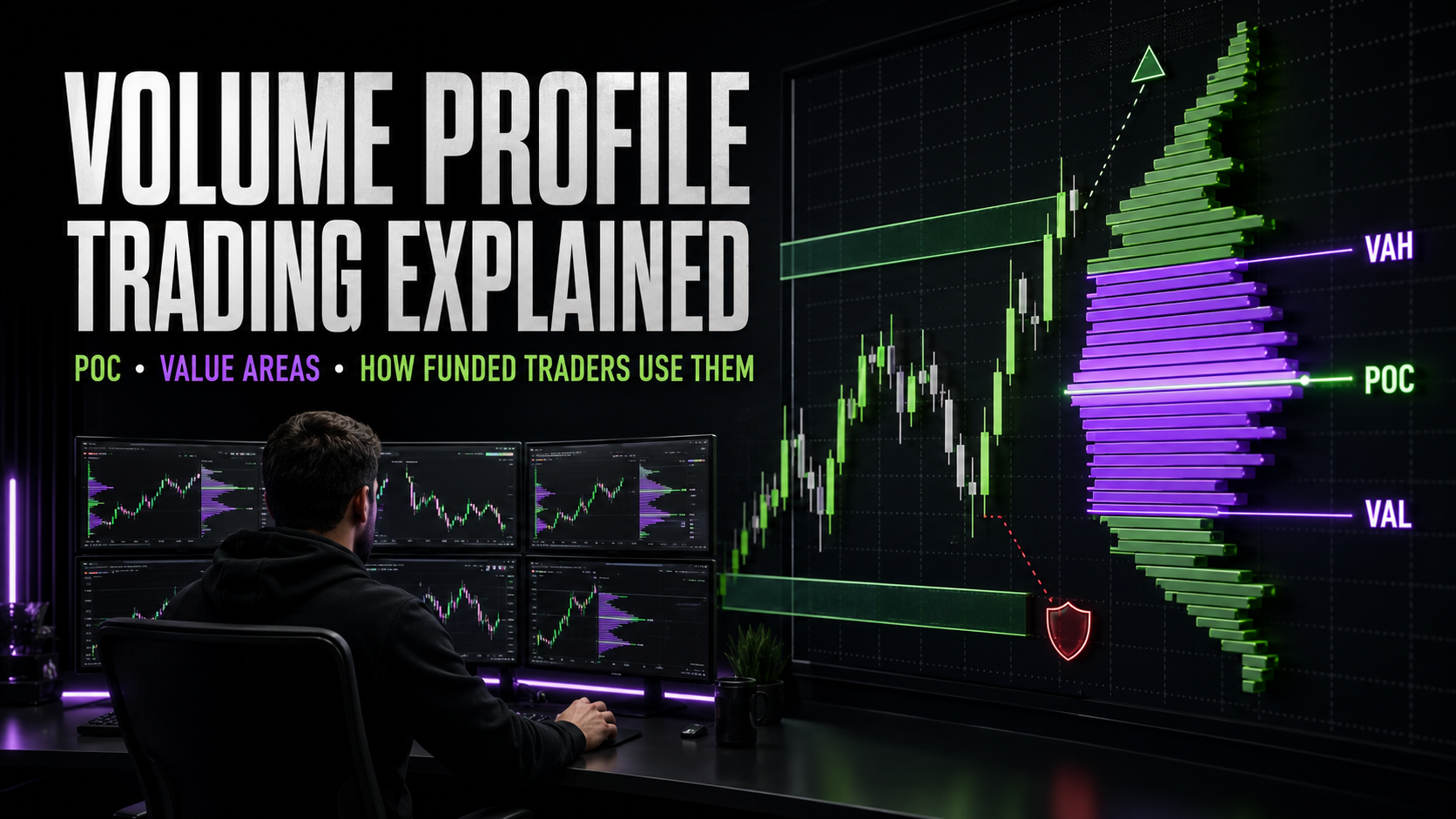 Volume Profile Trading Explained: POC, Value Areas, and How Funded Traders Use Them
