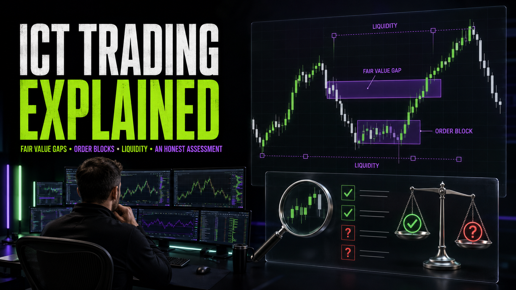 ICT Trading Explained: Fair Value Gaps, Order Blocks, Liquidity, and an Honest Assessment